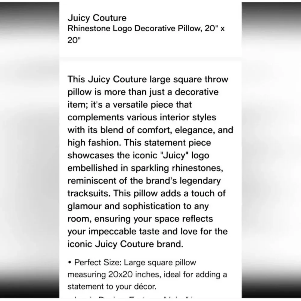 Juicy Couture new specs